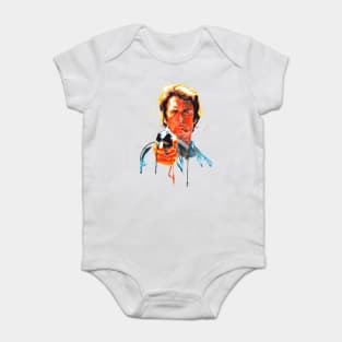 Clint Eastwood Diry Harry Art Baby Bodysuit